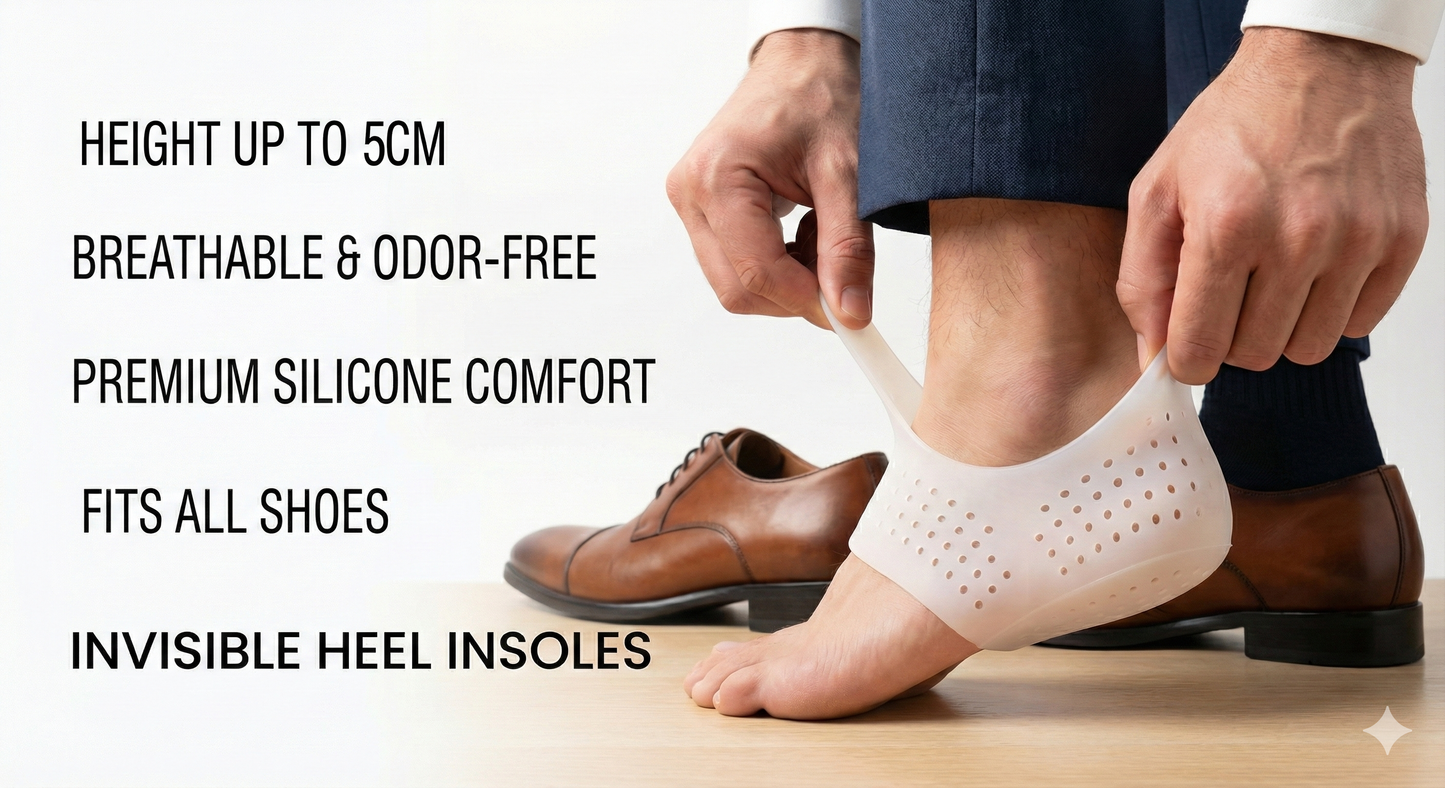 ElevateStep Pro Height Boost Heel Insoles ✨👟