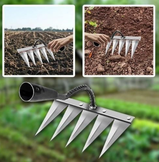 🌿RootRaze – Carbon Steel Claw Garden Weeding